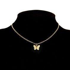 Gold Chain Butterfly Pendant Choker for Women - Wnkrs Chain Butterfly, Necklaces Boho, Charm Choker Necklace, Pendant Choker, Purple Necklace, Multi Layer Necklace, Party Necklace, Butterfly Pendant Necklace, Boho Pendant