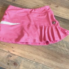 Adorable! Fila Skort Bought Brand New And Hardly Worn Good For Golf Or Tennis. Comes With Shorts Bundle & Save Sporty Cotton Tennis Bottoms, Stretch Cotton Tennis Bottoms, Cotton Stretch Bottoms For Tennis, Pink Tennis Bottoms For Summer, Fitted Pink Tennis Bottoms, Pink Stretch Bottoms For Tennis, Pink Stretch Tennis Bottoms, Sporty Pink Tennis Bottoms, Fitted Cotton Tennis Bottoms