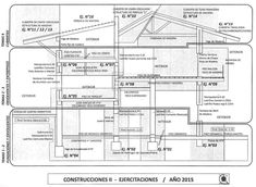 a diagram showing the construction stages for a house in which there is no roof or walls