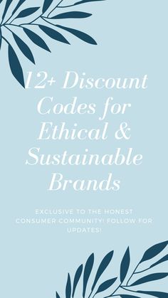 the front cover of an ebook with text that reads,'12 discount code for ethical and