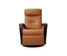 Namsos Leather Power Recliner Game Remotes, Basement Furniture, Modern Contemporary Home, Orange Chair, Leather Lounge