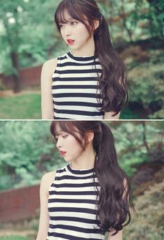 Peekaboo Bangs, Kim Na Hee, Peinados Fáciles Para Cabello Corto, Ulzzang Fashion, Korea Fashion, Korean Hairstyle, Asian Fashion