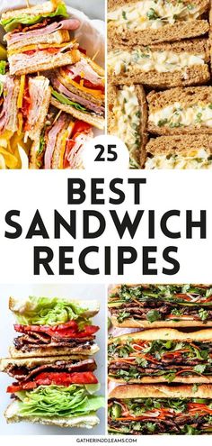 25 best sandwich recipes that are easy to make