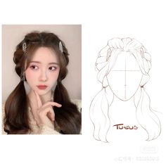 Mmmmonexx Art, Draw Hair, Drawing Tutorial Face, Fashion Drawing Tutorial, 얼굴 그리기, 캐릭터 드로잉, Arte Sketchbook