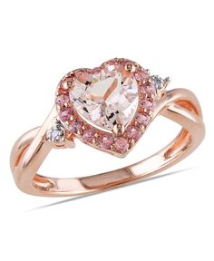 in stock Bijoux Art Nouveau, Silver Heart Ring, Diamond Fashion Rings, Morganite Engagement, Heart Shaped Rings, Pink Ring, Pretty Rings, Rings Wedding, Diamond Fashion