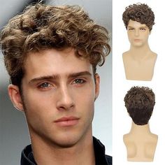 Boys Permed Hair Short, Young Mens Hairstyles, Fashion Cosplay, Mens Wigs, Men's Long Hairstyles, Mohawk Hairstyles, Halloween Wigs, Short Curly Wigs, Boys With Curly Hair#BoysDropFadeHaircut #BoysLongOnTopShortOnSidesHaircut #HairCutForKidsBoys