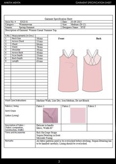 the tank top sewing pattern is shown in pink, and has two different variations to choose from