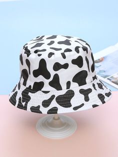 Cow Bucket Hat, Cow Print Bucket Hat, Bob Chapeau, Bucket Hat Summer, Black Bucket Hat, Fisherman's Hat