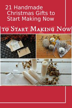 christmas gifts to start making now, including candles and other items for the holiday season