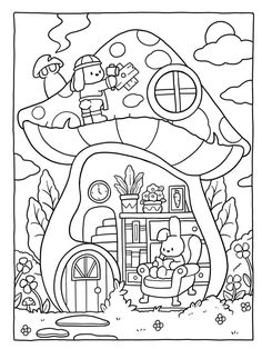 Weird Coloring Pages, Coco Wyo, Space Coloring Pages, Bobbie Goods, Bear Coloring Pages, Cozy Spaces, Detailed Coloring Pages, Counseling Activities, Adult Coloring Book Pages