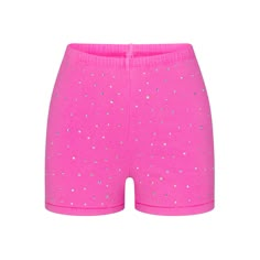 OUTDOOR RHINESTONE SHORT SHORT | TAFFY - OUTDOOR RHINESTONE SHORT SHORT | TAFFY Magenta Fashion, Camel Shorts, Outfit Pieces, Micro Shorts, Chanel Fashion Show, Inner Thoughts, Future Wardrobe, Pink Doll, Candy Girl