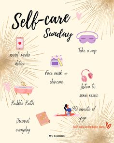 Good Morning Self Care Quotes, Self Care Sunday Images, Self Care Sundays, Sunday Social Media Posts, Sunday Post Ideas, Sunday Reset Quotes, Self Care Sunday Aesthetic, Self Care Sunday Quotes, Self Care Weekend