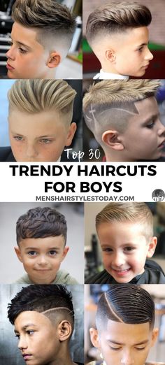 Boys Design Haircut, Boy Summer Haircut Short, Soccer Haircuts For Boys, Boys Hairstyles Trendy 2024, Fade Cuts For Boys, Little Boy Haircut Long On Top, Combover Fade Kids, Boys Summer Haircuts 2024, Boys Haircut With Lines