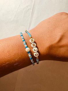 Handmade WWJD bracelet Wwjd Clay Bead Bracelet Ideas, Trendy Beaded Bangle Bracelet With Letter Beads, Casual Beaded Bangle Bracelets With Letter Beads, Clay Bead Bracelet Ideas, Bead Bracelet Ideas, Wwjd Bracelet, Clay Bead Bracelet, Making Bracelets, Clay Bead