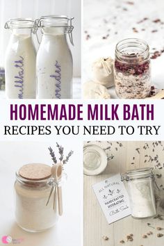 homemade milk bath recipes you need to try in the kitchen and on the bathroom counter