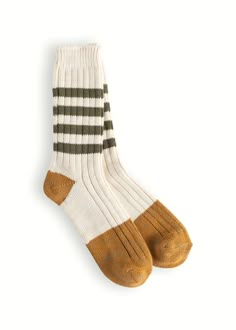 Marine Collection Cotton Striped Olive Green Socks are 3 color socks, the tip and the toe are mustard, the sock raw white & white and they have burgundy stripes on the leg of the sock, they are made in Cotton and ribbed knitted to get a perfect adjust. As the others socks from this collection are inspired on the sea in it designs and colors. ADVANTAGES; Eco-friendly product, 100% Cotton, Unique design, Beautiful glimpsed effect, Finely ribbed knit to get perfect fit, Durability and resistance. Trendy Green Cotton Socks, Casual Green Knitted Socks, Casual Handmade Green Socks, Affordable Green Cotton Socks, Camp Socks, Retro Striped Cotton Socks, Color Socks, Green Socks, Cycling Socks