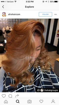 Golden Hair Color, Hair Color Unique, Hair Done, Unique Hair, The Salon