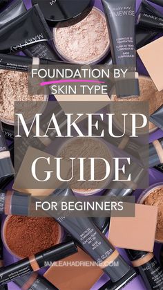 Foundation by Skin Type Makeup Guide for Beginners. Features Makeup Guides, helpful Tips For Beginners, advice on How To Choose Foundation, and insights into Types Of Foundation. Includes Foundation Tips, foundation for all skin types, and suggestions for Affordable makeup products to achieve a flawless and Easy Base Makeup look. Beginner Friendly Makeup, Makeup Removal Tips, The Best Foundation, Bad Makeup