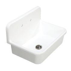 Kingston Brass Arcticstone 3-Inch Solid Surface Top-Mount Kitchen Sink with Backsplash Victorian Kitchen Ideas, Sink With Backsplash, Single Basin Kitchen Sink, Top Mount Kitchen Sink, Dream Kitchen Ideas, Drop In Kitchen Sink, Future Furniture, Basin White, House Flip