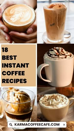 Here are a few simple instant coffee recipes for hot drinks and iced delights. From quick morning brews to refreshing iced coffee, find easy ways to enjoy instant coffee at home. Perfect for busy mornings or a quick afternoon pick-me-up. Instant Iced Coffee Recipe, Instant Coffee Recipes, Best Instant Coffee, Cold Coffee Recipes, Iced Coffee At Home, Hot Chocolate Drinks