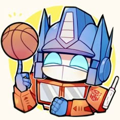 an image of a cartoon character holding a basketball