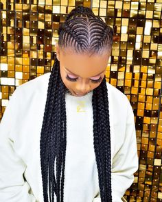 Two Line Cornrows, Block Braid Hairstyles, Small Lines Hairstyle, Small Lines Cornrows With Natural Hair, Weaving Hairstyles, Cute And Easy Hairstyles, Side Ponytail Hairstyles, New Braided Hairstyles, Latest Braided Hairstyles