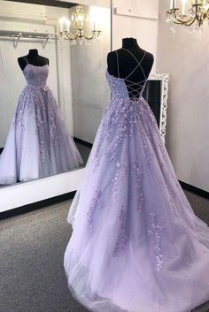 Purple Prom Dress Long, Light Purple Prom Dress, Purple Ball Gown, Lilac Prom Dresses, Lavender Prom Dresses, Prom Dress With Train, Prom Girl Dresses