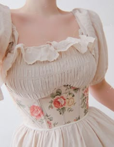 Cute Corsets, Cottagecore Corset, Gaun Abad Pertengahan, Sell Ideas, Corset Fashion, Cottagecore Fashion, Clothing Outfit Ideas, Skirt Maxi