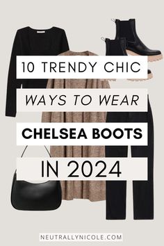 Black Chelsea Boots Outfit, Chelsea Boot Outfits Women, Chelsea Boots Outfits, Chelsea Boots Outfit, Match Outfits, Boots Outfits, Winter Fashion Boots, Trendy Outfits Winter, Legging Outfits