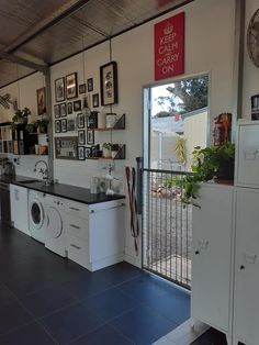 the laundry room is clean and ready for us to use