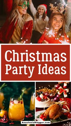 Christmas Party Ideas Holiday Party Set Up Ideas, Christmas Eve Hosting Ideas, Christmas Family Party Ideas, Christmas Party Decor Ideas, Xmas Party Ideas, Work Christmas Party Ideas, Fancy Christmas Party