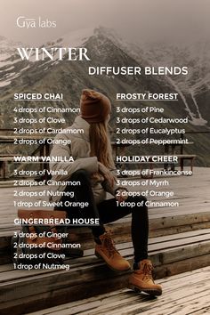 Embrace the cozy vibes of winter with these enchanting diffuser blends. ❄️✨ . Click here: https://amzn.to/49FkQga . #GyaLabs #UpliftYourEveryday #pumpkincarvingideas #fallnails #homeinspo #dinnerideas #nails #essentialoil #essentialoilrecipes #falldiffuserblends #winterdiffuserblends #sleepdiffuserblends #springdiffuserblends #christmasdiffuserblends #diffuserecipes #diffuser #oildiffuser #essentialoildiffuser #essentialoildiffuserblend #hairdiffuser #nottwofaced #twotoned #microfrenchnails Winter Diffuser Blends, Essential Oil Chart, Scent Blends, Essential Oil Usage, Essential Oils 101, Healing Essential Oils