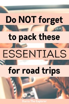 Do not forget to pack these essentials for road trips!  The items you have to pack for any road trip. Essential road trip packing list. What to pack for a road trip! #roadtrip #roadtripessentials #roadtripusa #packinglists Road Trip Supplies, Weekend Trip Packing List, Pack For A Road Trip, Road Trip Family, Road Trip Necessities, Road Trip Checklist, Road Trip Bag, Road Trip Kit, Trip Packing List