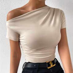 Super Cute And Stylish Ships In 5-10 Business Days Shirt Blouses Women's, Casual Day Outfits, Ruched Top, Summer Blouses, Collars For Women, Elegant Shirt, Shirts Blouses, Casual Fall, Work Outfits