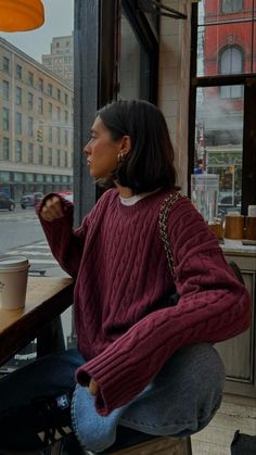 Cozy Sweaters Outfits, Winter Date Night Outfits, Cozy Fall Outfits, Autumn Fits, Fall Fits, Trendy Fall, Mode Inspo, Autumn Outfit