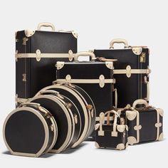 Steamline Luggage, Trunk Suitcase, Designer Suitcases, Edgy Bags, Trunk Luggage, Travel Life Hacks, Luxury Luggage, Stylish Luggage, Statement Handbag