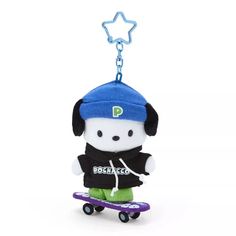 Sanrio Plush doll Keychain Pochacco ( Skateboard ) Japan NEW #ad Sanrio Mascot, Sanrio Plush, Sanrio Store, Charmmy Kitty, Eyebrow Eyeshadow, Facial Wipes, Skateboard Design, Clean Makeup, Cute Plush