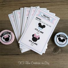 Reveal Party Games, Shower Diy, Baby Mickey, Baby Shower Diy