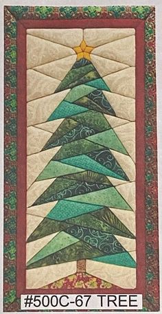 a quilted christmas tree is shown with the words 500cc - 697 free