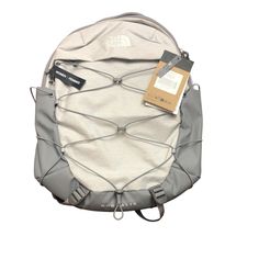 The North Face Women Borealis Laptop Backpack Tnf White Metallic Mlange/Mid Grey New Flex Vent Technology. Our Women-Specific Flexvent Suspension System Has Articulated Shoulder Straps, A Rounded Back Panel And Stitch Lines For Comfort, And Soft-Touch Chemise Fabric, All Certified By The American Chiropractic Association. Comfortable Carry. For Everyday, Work Or Travel, This Commuter Backpack Has A Top Handle For Easy Grabbing And A Removable Waist Belt For A Custom Fit. A Sternum Strap With A W North Face Borealis Backpack, North Face Recon, The North Face Borealis, North Face Jester, North Face Borealis, North Face Bag, Packable Backpack, Floral Camo, Laptop Travel Bag