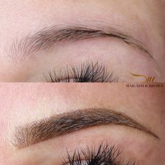 Soft Powder Brows, Powder Brows Permanent, Ombre Powder Brows, Soft Arch Eyebrows, Powder Brows Before And After