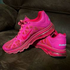 Lightly Used. Rare 2011 Nike Shoes. Beautiful Electric Pink. Shoes Nike, Nike Air Max, Nike Shoes, Nike Women, Hot Pink, Athletic Shoes, Size 7, Women Shoes, Nike