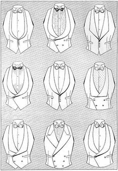 the different types of tuxedos for men