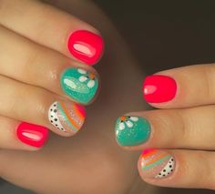 Shellac Nail Designs, Bright Nails, Nails For Kids, Shellac Nails, Dipped Nails