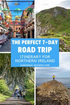 the perfect 7 - day road trip itinerary for northern ireland