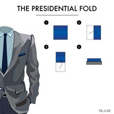 Pocket Square Folds, Pocket Square Styles, Ties Mens Fashion, How To Fold, Silk Pocket Square, Suit Shoes, Cufflink Set