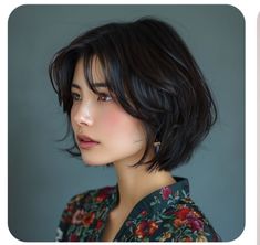 Short Hair Framed Bangs, Asian Bob Curtain Bangs, Short Hair Bangs And Layers, Bob Haircut With Layers And Bangs, Short Bob Layered Hair, Layered Bob Hairstyles Curtain Bangs, Short Haircuts Face Framing, Layered Bob Short With Bangs, Soft Layered Bob Cut