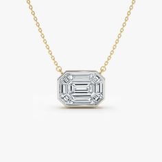 Necklace Information Diamond Type : Natural Diamond Metal : 14k Gold Metal Color : Rose Gold, Yellow Gold, White Gold Round Diamond : 1.10 Mm Total Carat Weight : 0.48 Ttcw Diamond Color Clarity : F Color Vvs Clarity Sku : Vl-Nk-195 Lead Time: 4-8 Weeks (If Out Of Stock) Jewelry Care Over The Course Of Time, Body Oil And Skin Products Can Collect On Jewelry And Leave A Residue Which Can Occlude Stones. To Keep Your Jewelry Looking Bright And New, Take A Soft Headed Toothbrush With Some Mild Soap And Gently Brush The Front And Back Of The Stones And Metal. Rinse Thoroughly With Tepid Water. We Do Not Suggest Putting Jewelry In An Ultrasonic To Clean. Steam Cleaning Works Well, But Do Not Classic 14k Gold Necklace With Emerald Cut, Timeless 14k Gold Emerald-cut Necklace, Formal Gold Sterling Silver Emerald Necklace, Classic Gold Emerald Necklace In Sterling Silver, Yellow Gold Diamond Cut Pendant Necklace, Classic White Gold Emerald Necklace With Diamond Accents, Emerald Cut Diamond Necklace In 14k Gold, Classic 14k Yellow Gold Emerald Necklace, Timeless Yellow Gold Emerald Necklace For Formal Occasions