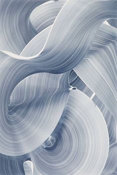 an abstract blue and white background with wavy lines