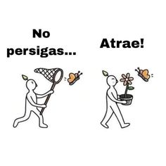 two stickers that say no persias, atreae and potted plant